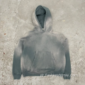 Custom Streetwear βαρέων βαρών vintage οξέος πλυμένα hoodies